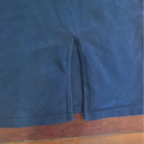 Womens navy short sleeve t-shirt dress size large - Picture 2 of 2